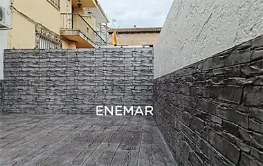 Hormigón impreso vertical en paredes provincia Madrid