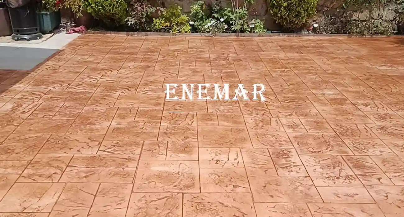 Instaladores hormigón impreso 1 cm