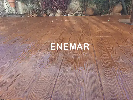 Obra de hormigón impreso en Guadalajara