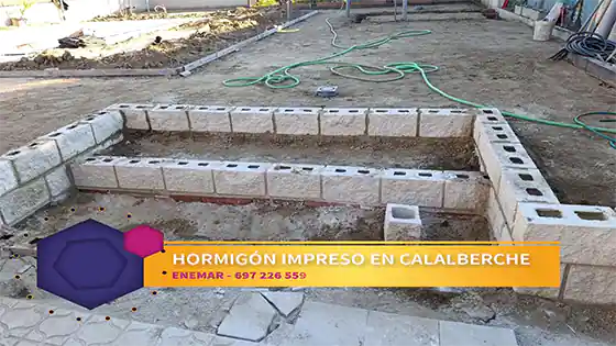 Hormigón impreso Calalberche