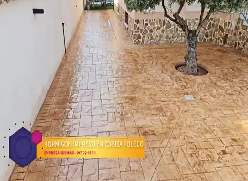Video Hormigón impreso Cobisa