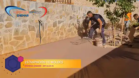 Cómo se hace hormigon impreso