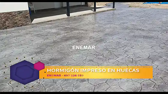 Video Hormigón impreso Huecas