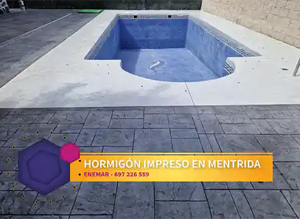 Hormigón impreso Mentrida