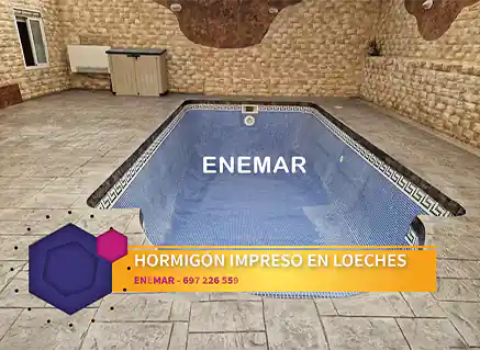 Obra Hormigón impreso Loeches