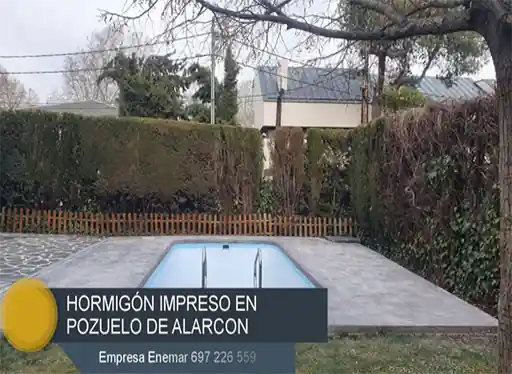 Video Hormigón impreso Pozuelo de Alarcón